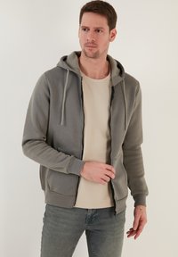 Buratti Felpa con zip - light khaki