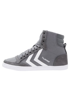 SLIMMER STADIL - Sneakers high - castle rock/white