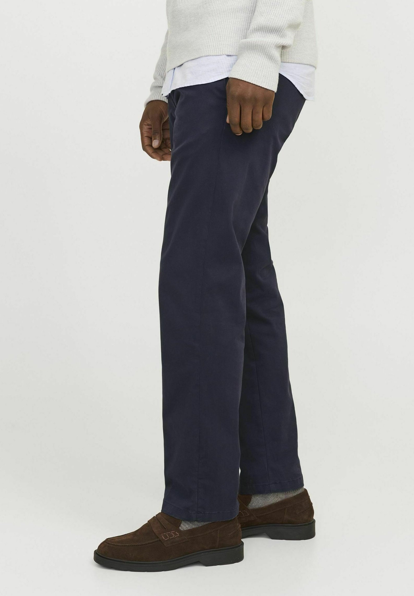 Jack & Jones Chino Relaxed Fit - Chinos - dark navy/dark blue