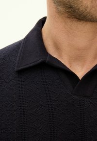 Oscar Jacobson CONNOR STRUCTURED - Polo - night blue