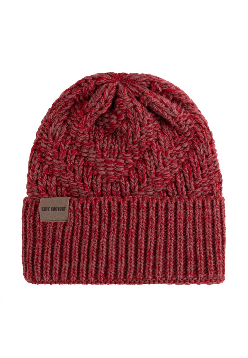 Knit Factory SALLY - Muts - bordeaux stone red