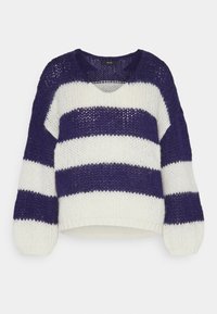 VMERIN STRIPE V NECK - Svetrík - astral aura/birch