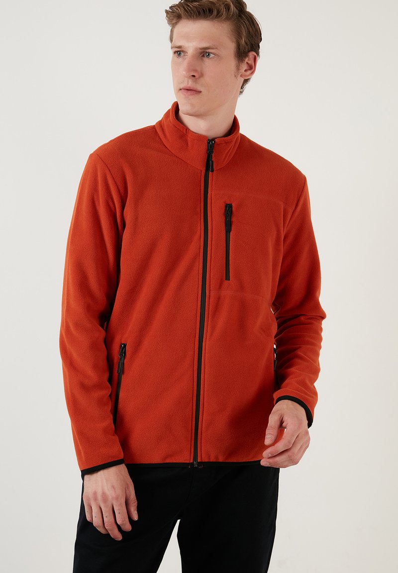 Buratti SLIM FIT - Giacca in pile - orange