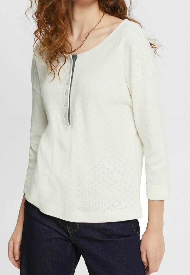 Esprit Langarmshirt - off-white