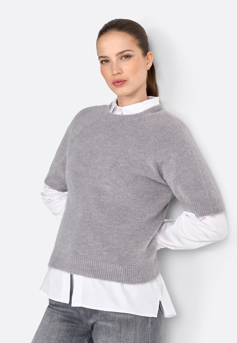 Rich & Royal Paprasti marškinėliai - grey melangé