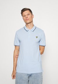 Lyle & Scott - TIPPED - Poloshirts - light blue/dark navy Miniaturebillede 1