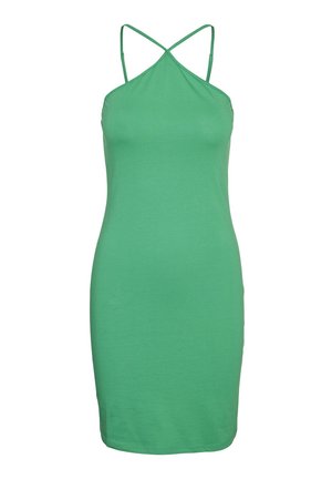 Vero Moda, VMMADAMAXI SHORT DRESS  - Φόρεμα από ζέρσεϊ - bright green