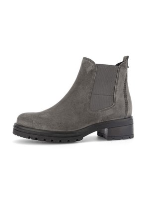 Enkellaarsjes met plateauzool - braun