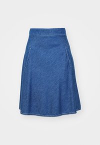 Mads Nørgaard AIR STELLY SKIRT - Jeansskjørt - mid blue denim