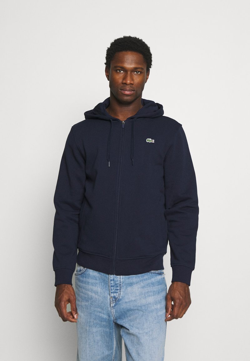 Lacoste - PLUS - Zip-up sweatshirt - navy blue, Enlarge