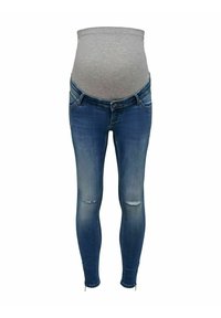 ONLY MATERNITY Vaqueros pitillo - dark blue