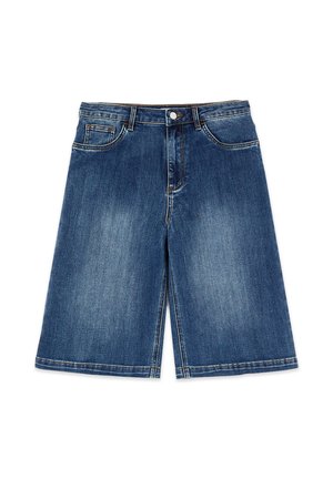 Oltre, BERMUDA IN DENIM - Shorts vaqueros - blu