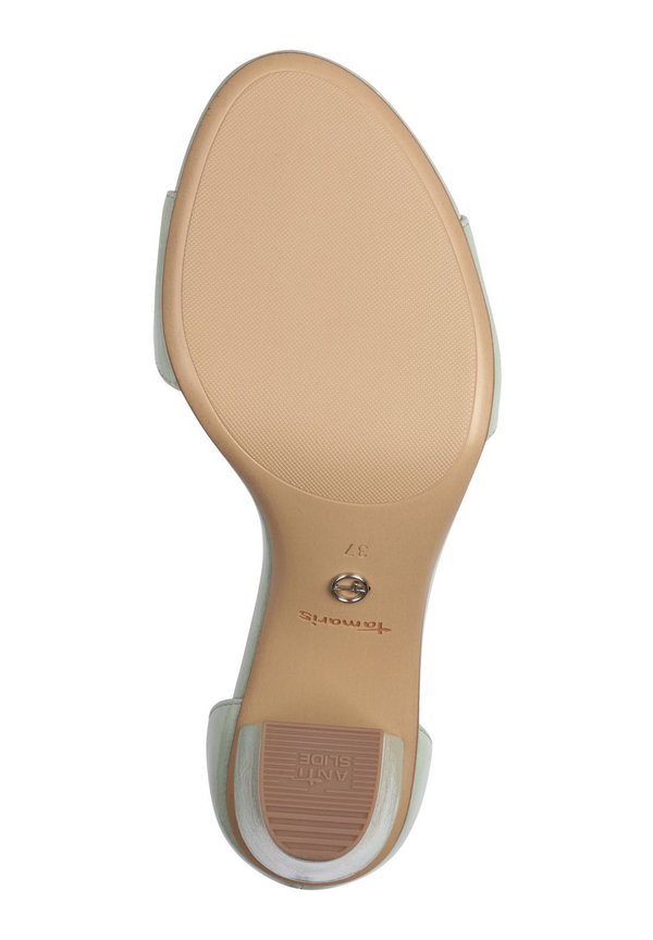 High heeled sandals - mint patent4