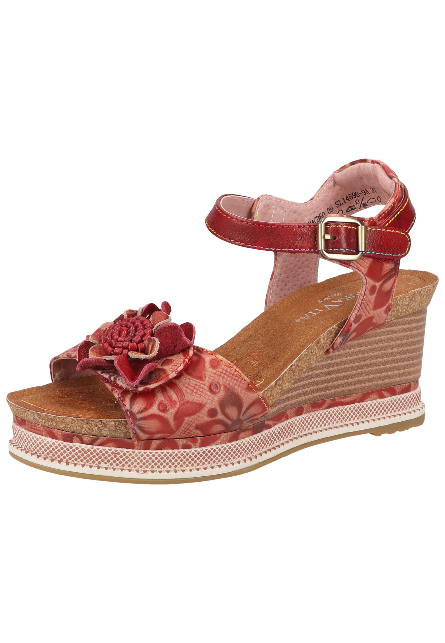 LAURA VITA Sandali con tacco - rouge/rosso - Zalando.it