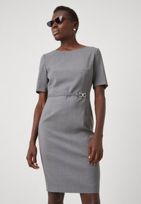 BOSS DALEAH - Vestido direito - silver