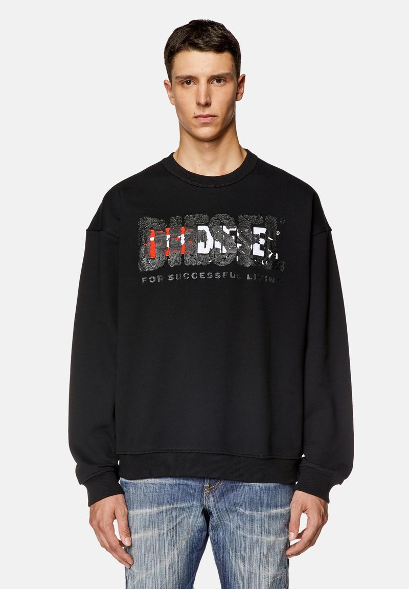 Diesel - Man - Black - Sweatshirt