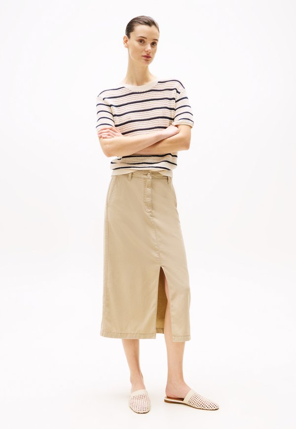 A-line skirt - beige4
