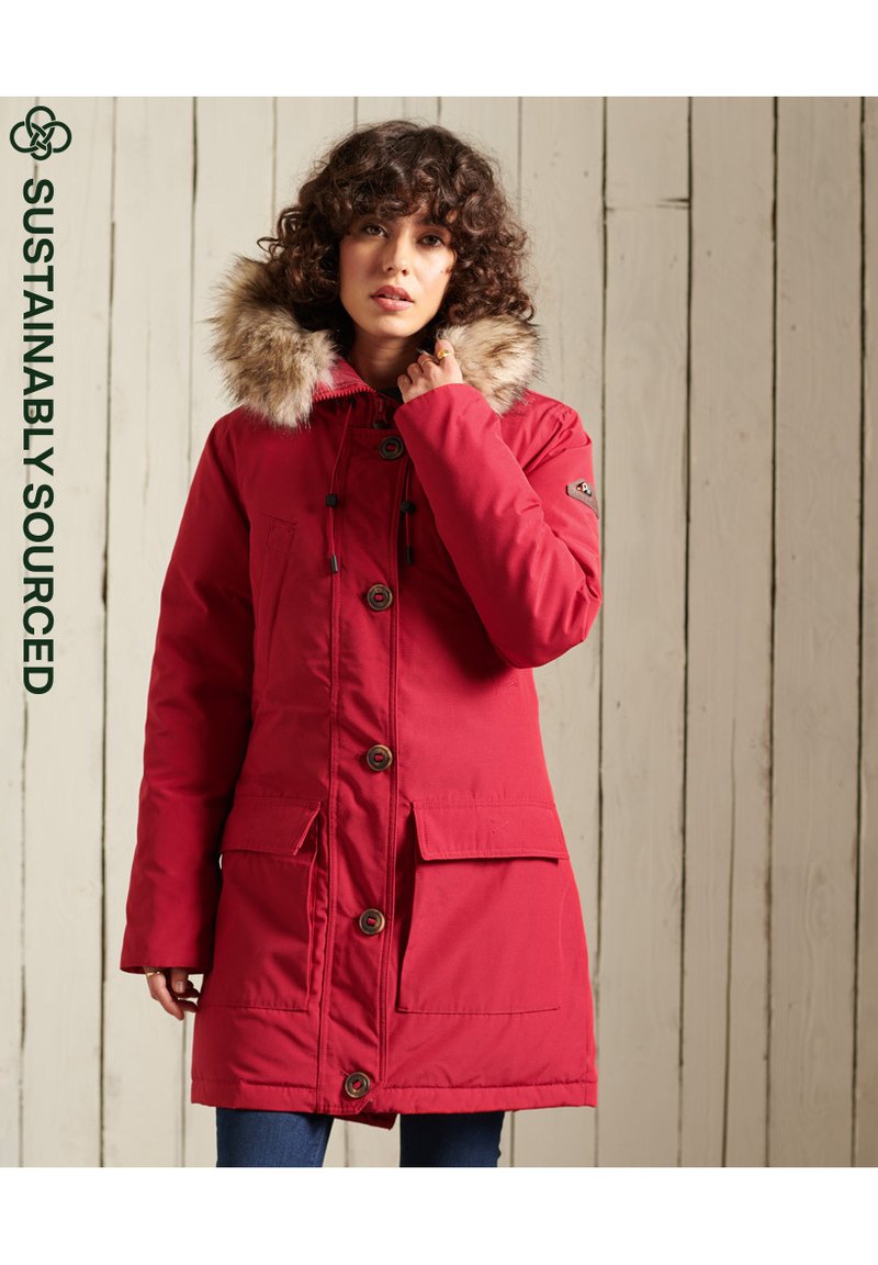 Superdry & Co ROOKIE - Manteau en duvet - chilli pepper