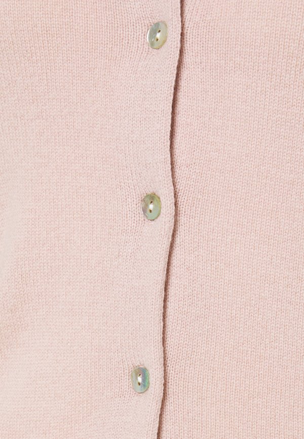 LAICA O NECK CARDIGAN - Cardigan - vintage powder3