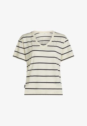 icebreaker, W MER 150 TECH LITE SS RELAX V NECK TEE - T-shirts print - undyed midnight navy s
