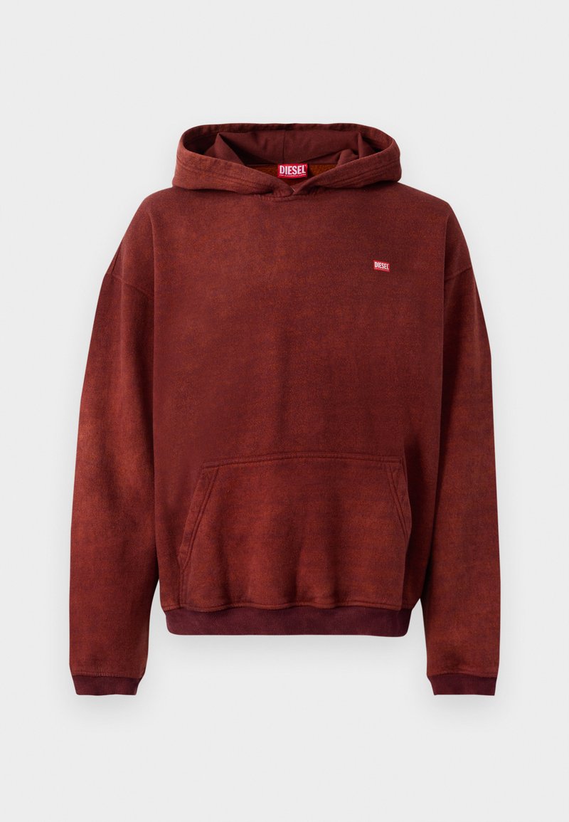 Diesel Hoodie rood gemêleerd