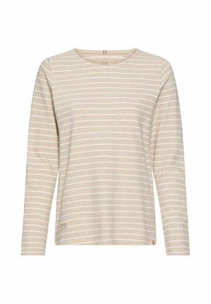 camel active, Long sleeved top - beige melange stripe
