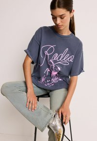 Next REGULAR FIT - Tričko s potlačou - blue