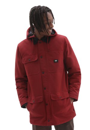 MN DRILL CHORE COAT LONG MTE-1 - Short coat - pomegranate