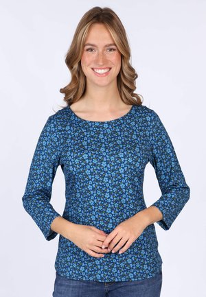 3/4 ZOALA LITTLE FLOWER - Blouse - indigo