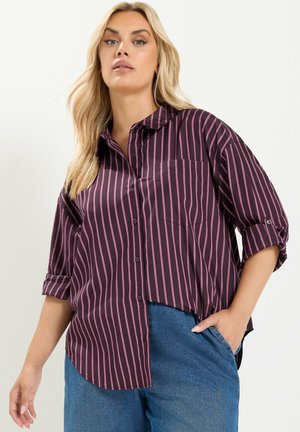 Yours Clothing, PLUS SIZE BLOUSES & SHIRTS - Chemisier - burgundy