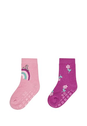 REGENBOGEN 2 PACK - Socks - helles rosa