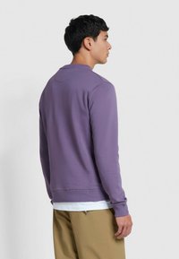 Farah TIM SLIM FIT CREW NECK - Sweatshirt - slate purple