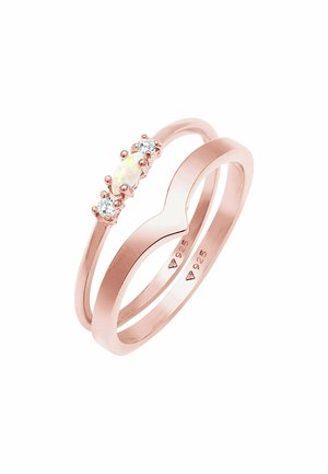 2 PACK DESIGN MIX - Ring - roségold