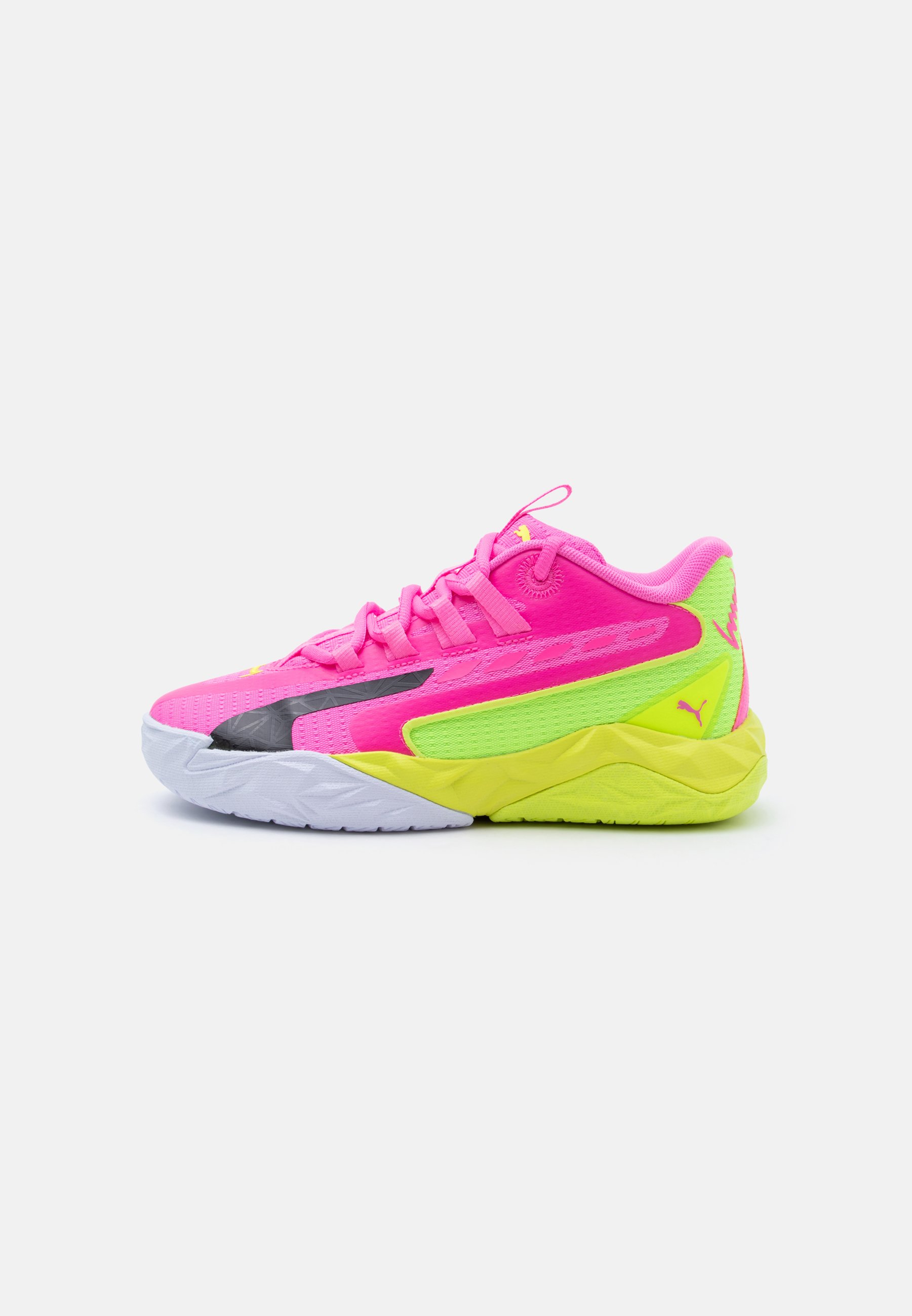 Puma DAGGER 2 UNISEX - Basketball shoes - lime squeeze/bright aqua