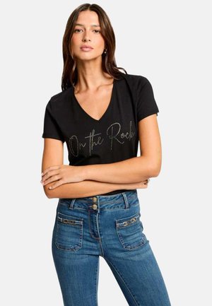 Morgan Print T-shirt - noir