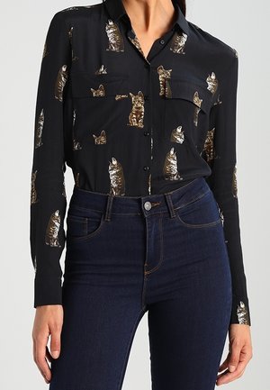 SET Overhemdblouse - black