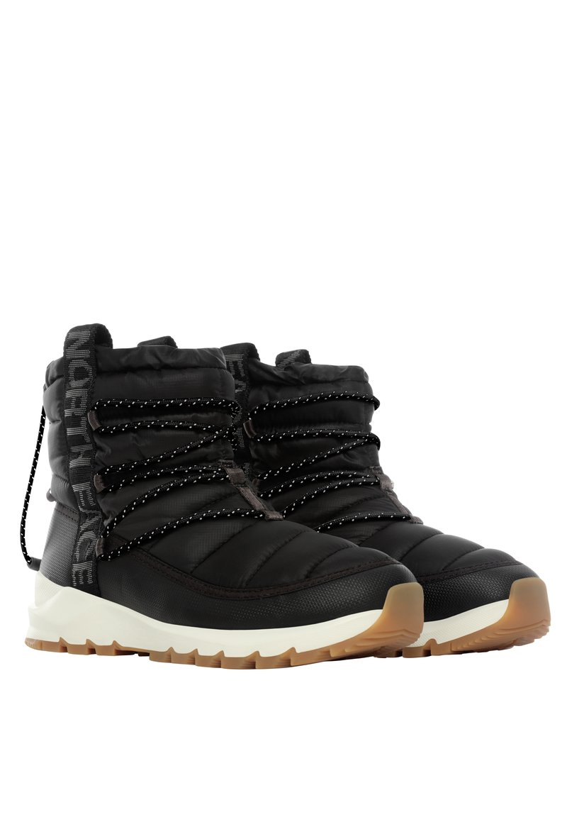 The North Face Thermoball Lace Up Winter Boots Tnf Black Whisper White Black Zalando De