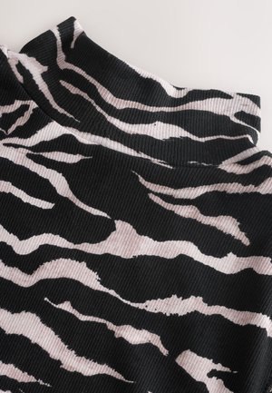 Next REGULAR FIT - RIBBED LONG SLEEVE  . - Pikkade varrukatega topp - zebra
