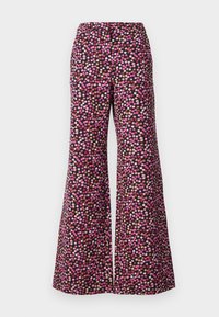 Fabienne Chapot PUCK TROUSERS - Hlače - black/tawny brown