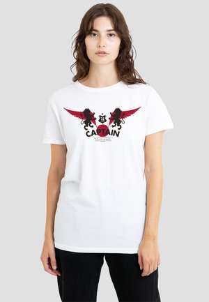 Cotton Soul, HARRY POTTER GRYFFINDOR CAPTAIN - Print T-shirt - white
