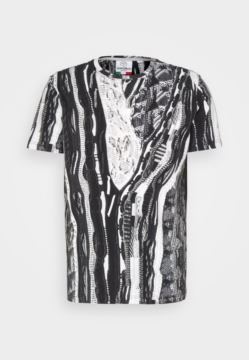 carlo colucci T-shirt print zwart