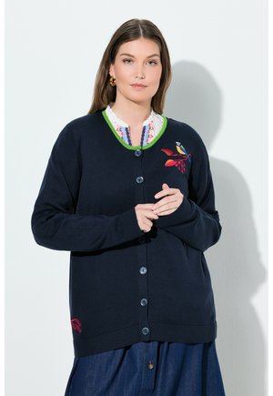 BIRD EMBROIDERED - Vest - marine