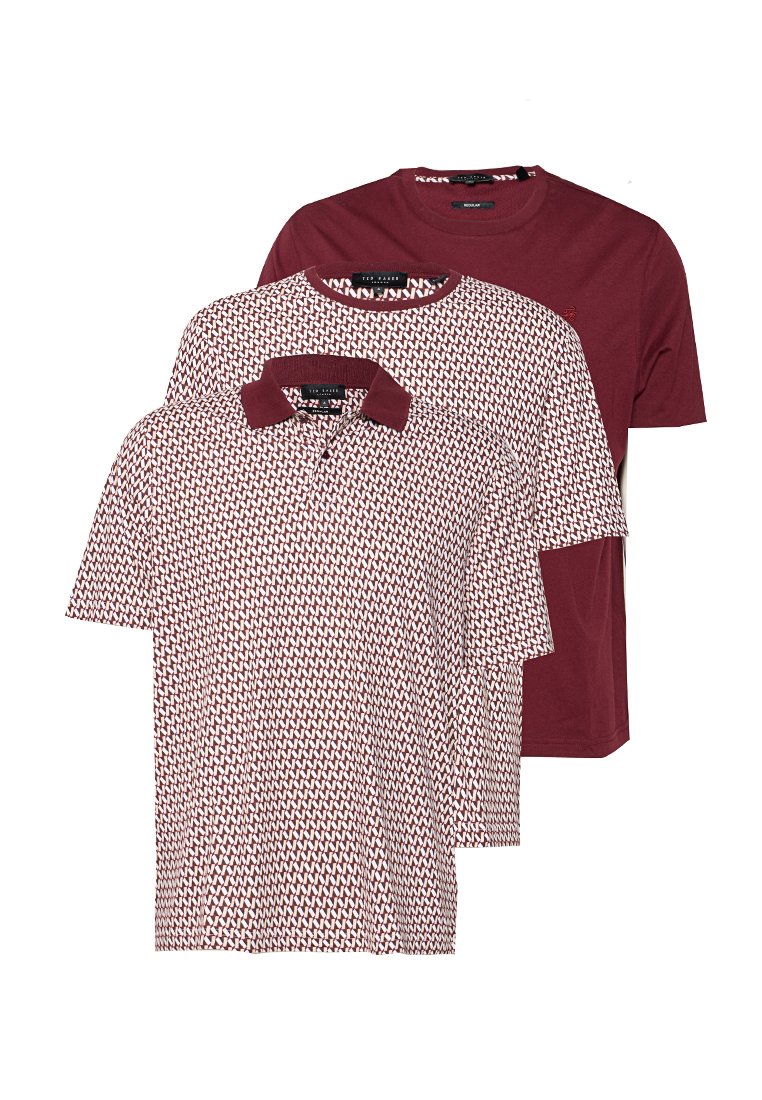 Ted Baker Poloshirt donkerrood
