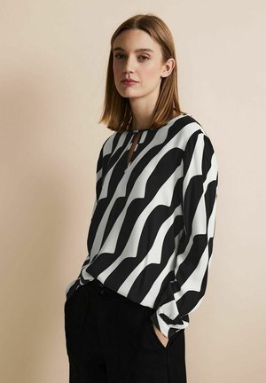 Street One PRINT - Blouse - schwarz