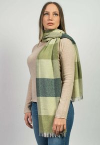 Dalle Piane Cashmere CHECKED - Sjal / Tørklæder - verde