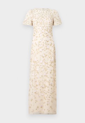 LEA DITSY PUFF SLEEVE GOWN - Gallakjole - cream/powder lilac