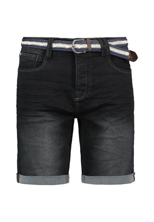 Sublevel, BERMUDA SHORTS JEANS GÜRTEL EINGRIFFTASCHEN MODISCH - Denim shorts - schwarz