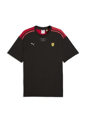 SCUDERIA FERRARI CLOUDSPUN - T-shirt imprimé - black