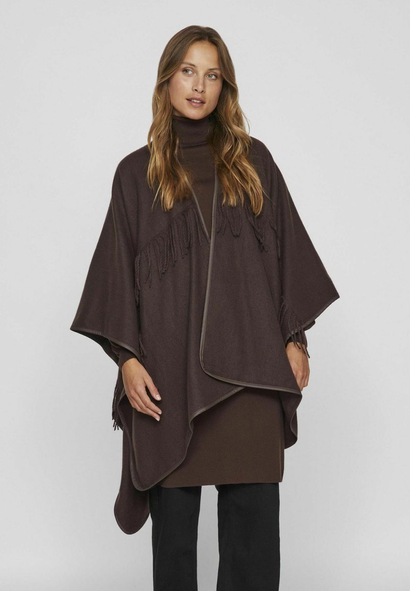 VILA VISAVANNAH PONCHO - Poncho - coffee bean