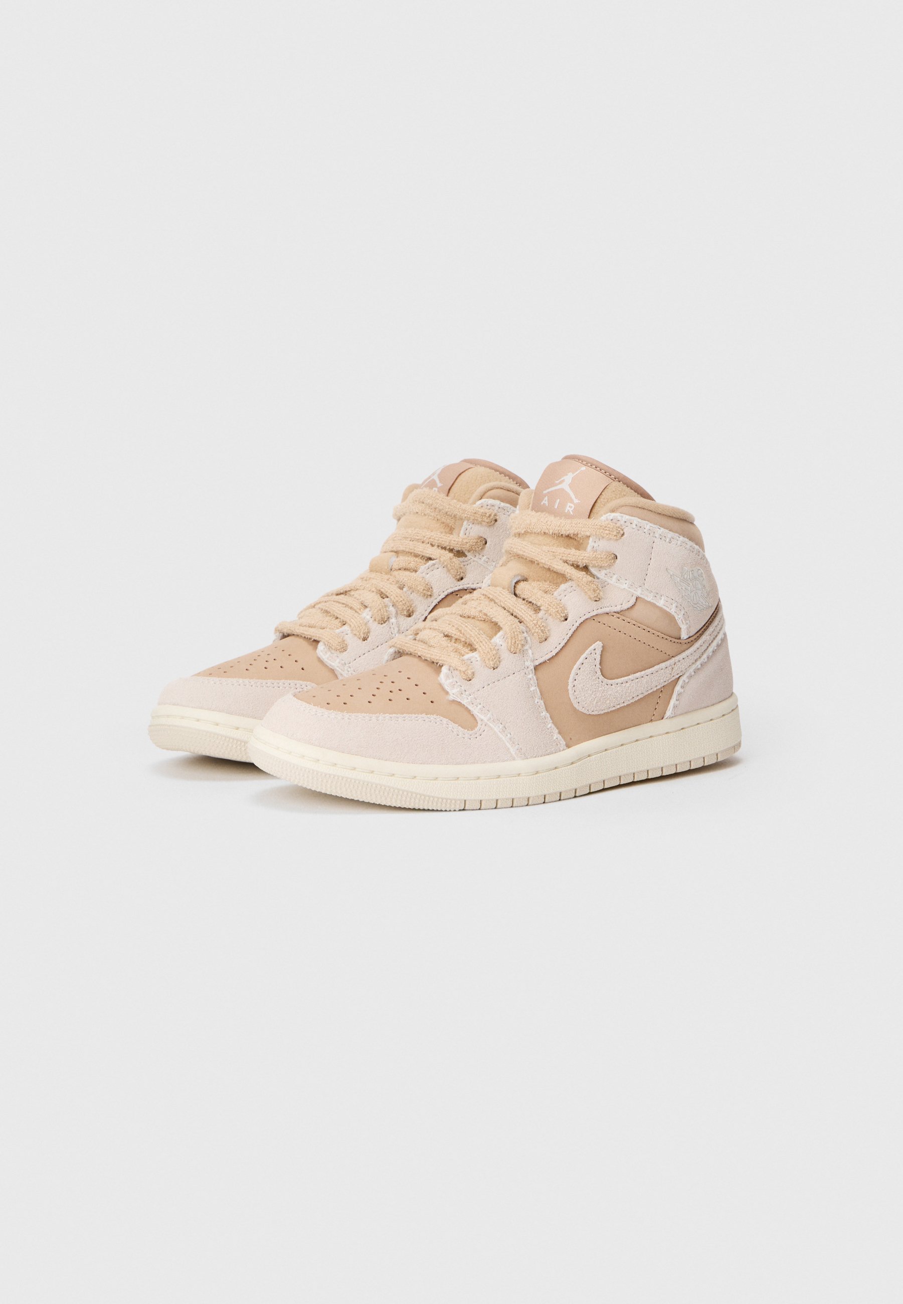 Jordan AIR JORDAN 1 MID - Sneakers high - hemp/light orewood brown